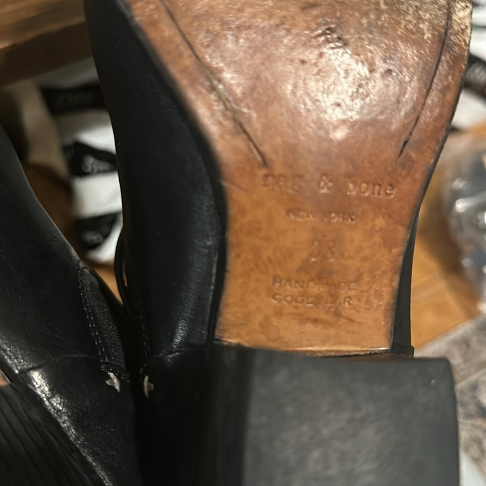 Rag & Bone Durham Chelsea Boots Sz 38 - Picture 9 of 10